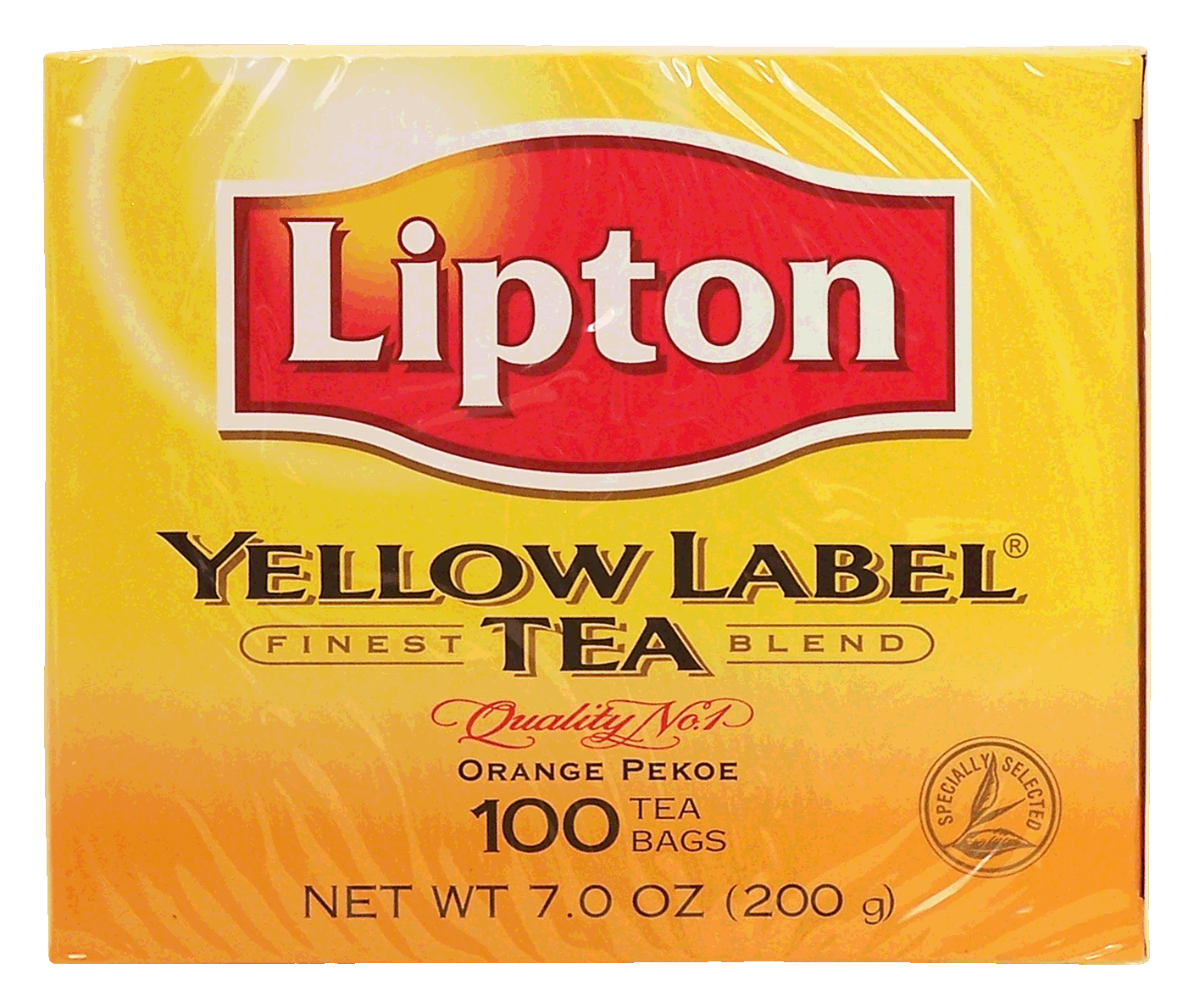 Lipton Yellow Label tea, orange pekoe, 100-tea bags Full-Size Picture